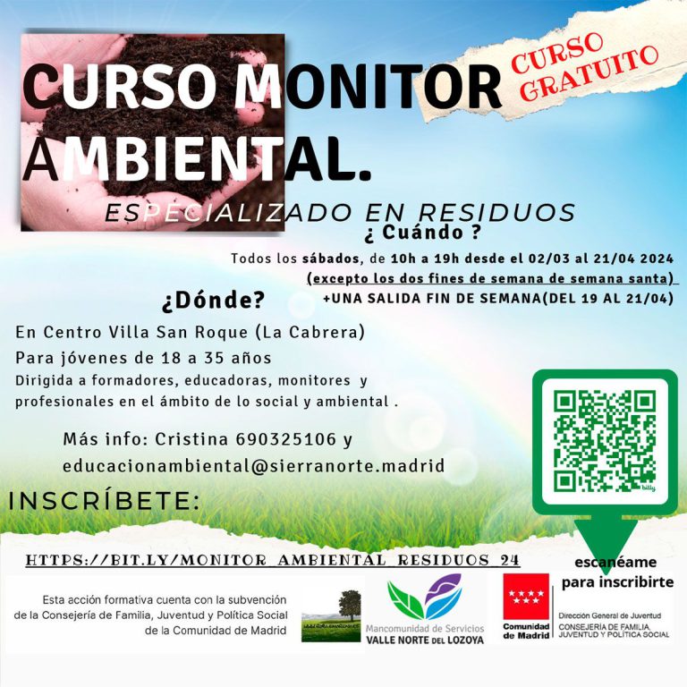 Curso gratuito de monitor ambiental