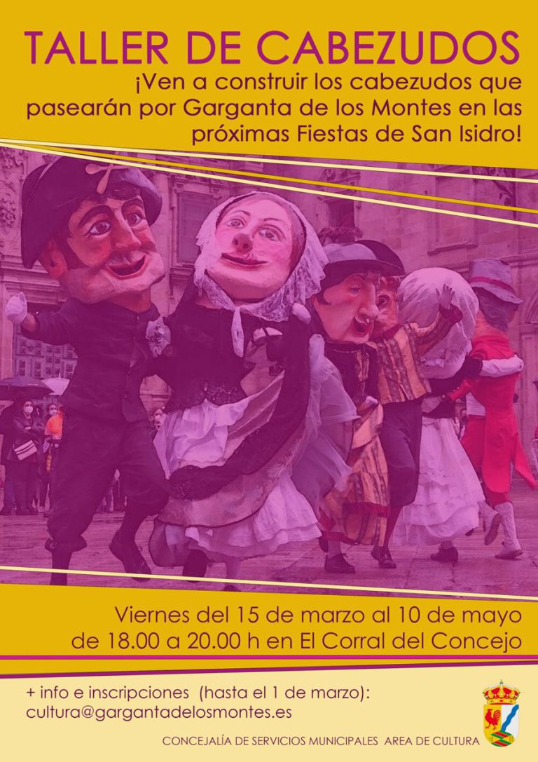 Taller de Cabezudos para las fiestas de San Isidro