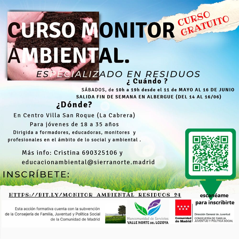 Curso monitor ambiental, nuevas fechas